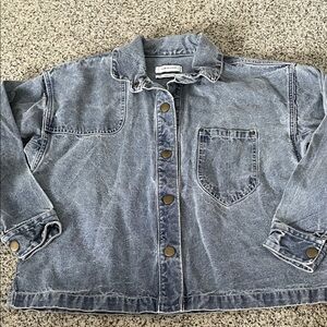 Urban Outfitters Minor shirt Blue Denim jacket women’s small
